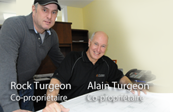 Alain Turgeon et Rock Turgeon, Co-Propirétaires de A.R. Turgeon Portes, Fenêtres et Rénovations